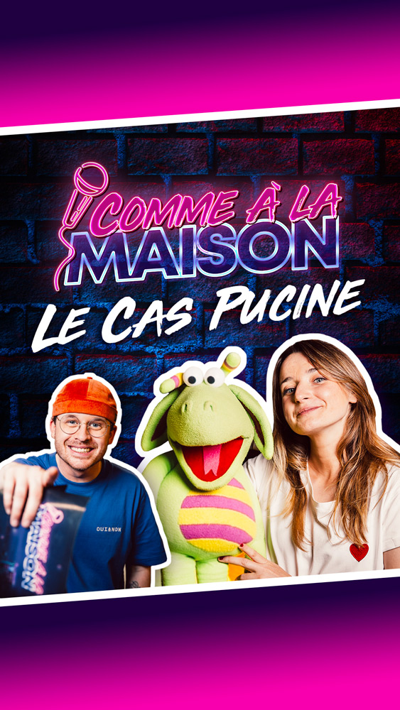 Création logo et identité visuelle pour l'émission Comme à la Maison de GuiHome – ExtraGraphic