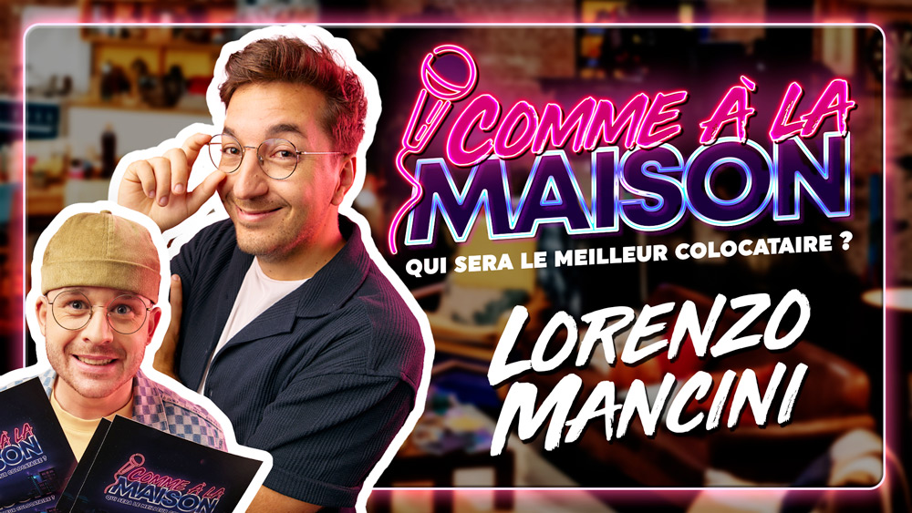 CCréation logo et identité visuelle pour l'émission Comme à la Maison de GuiHome – ExtraGraphic