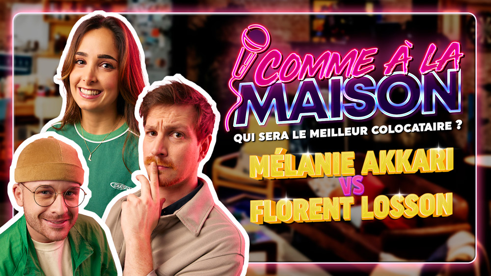 Création logo et identité visuelle pour l'émission Comme à la Maison de GuiHome – ExtraGraphic