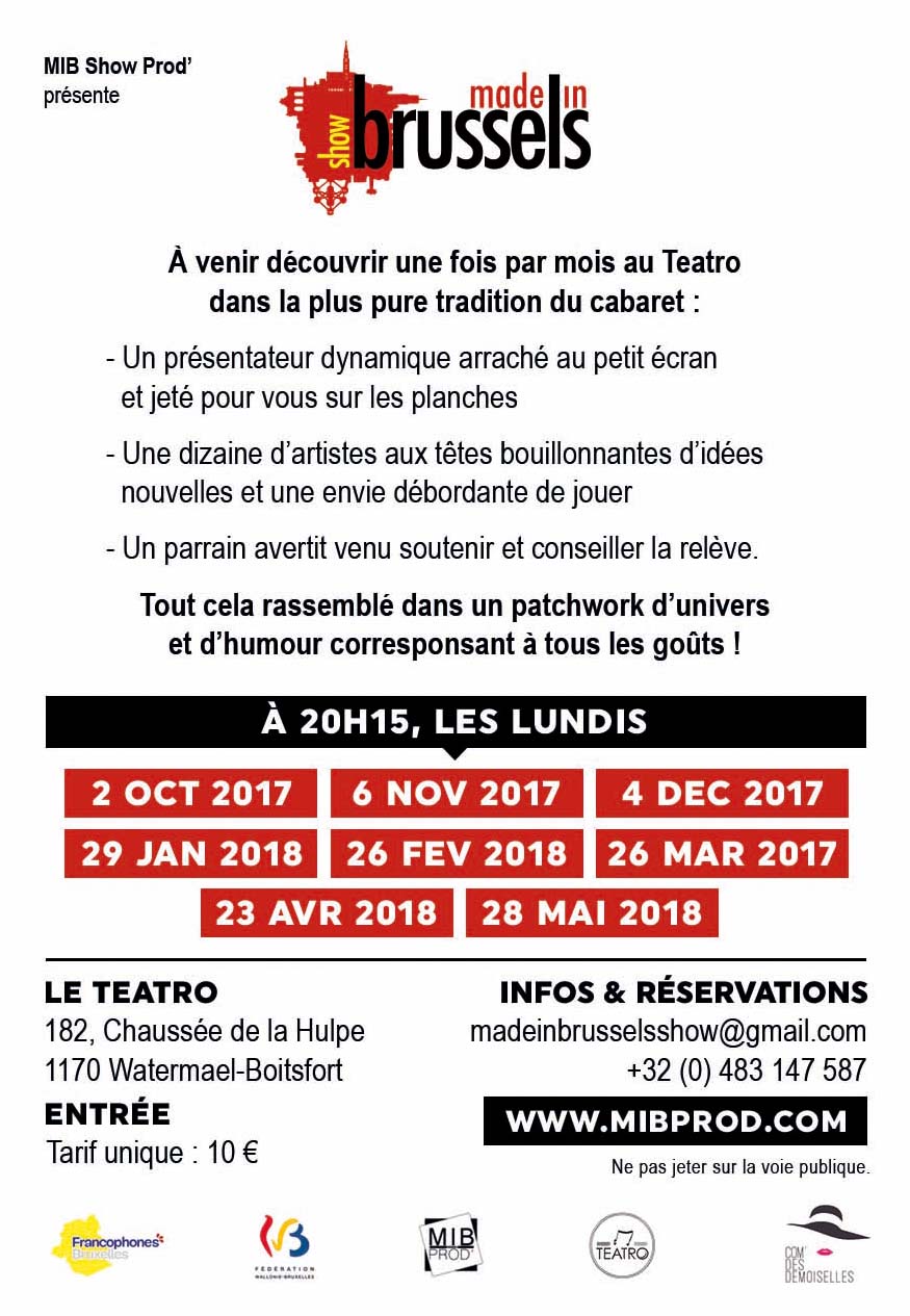 Création flyers pour le Made in Brussels Show – ExtraGraphic