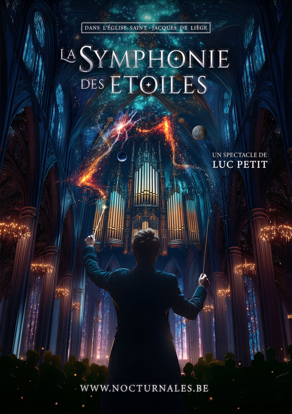 Création d’affiche pour le spectacle La Symphonie des étoiles – ExtraGraphic