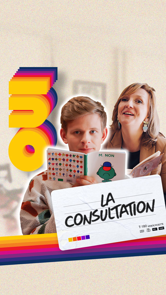 Création de visuels pour les réseaux sociaux pour la websérie OUI – ExtraGraphic