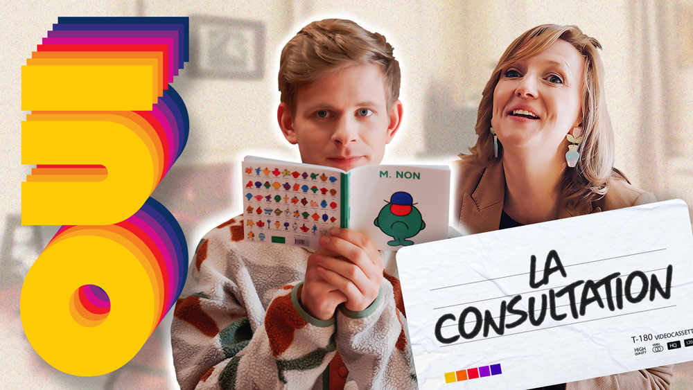 Création de visuels pour les réseaux sociaux pour la websérie OUI – ExtraGraphic